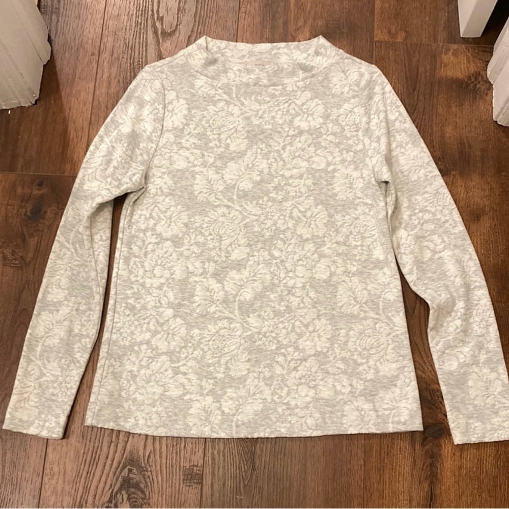 Loft floral knit top size small
